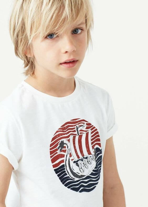 corte de cabelo liso infantil masculino