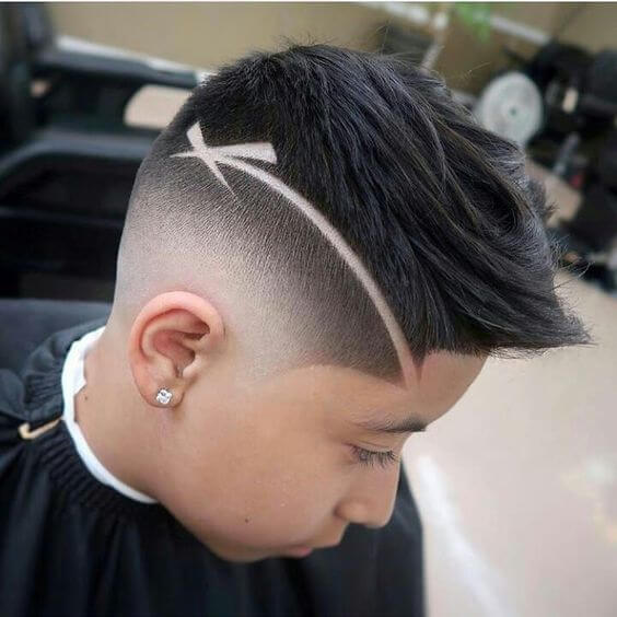 Risquinho cabelo infantil masculino 2020