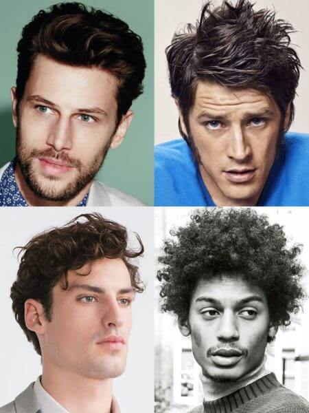 Corte de cabelo masculino para rosto triangular