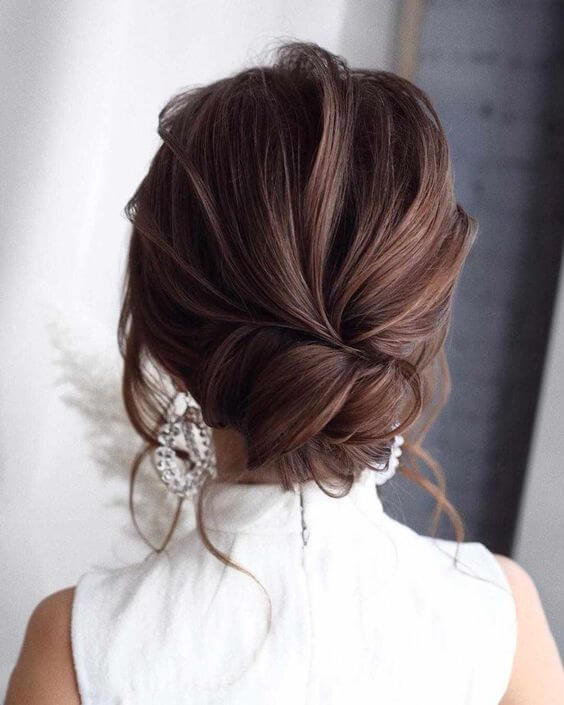 Penteado de casamento coque