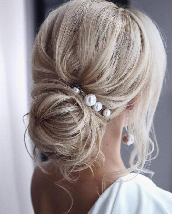 Penteado de casamento coque