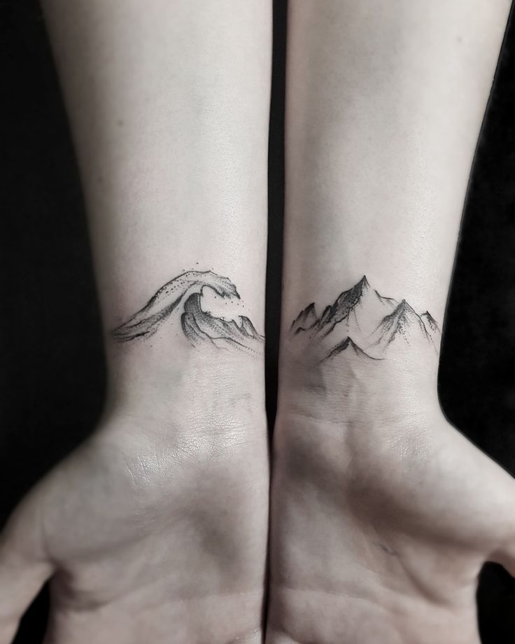 Tatuagem no Pulso pontilhismo