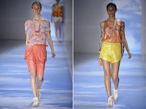 bermudas coloridas moda verão