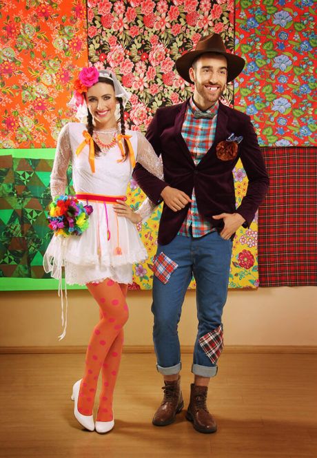 calça remendada masculina festa junina