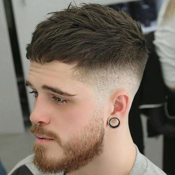 Corte de cabelo degradê Caesar