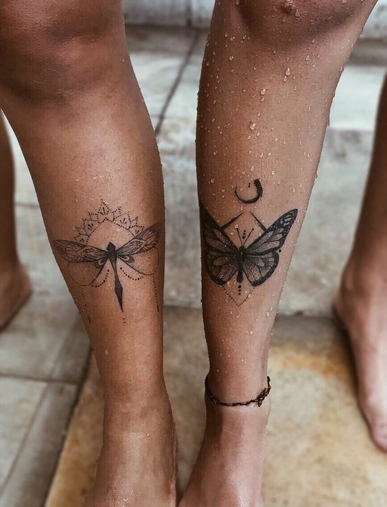 tattoo perna