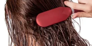 cabelo molhado