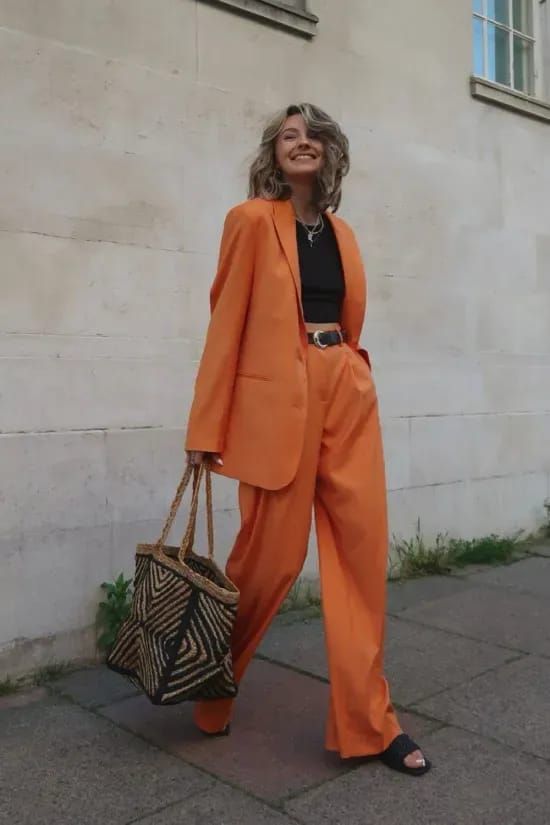 outfit laranja