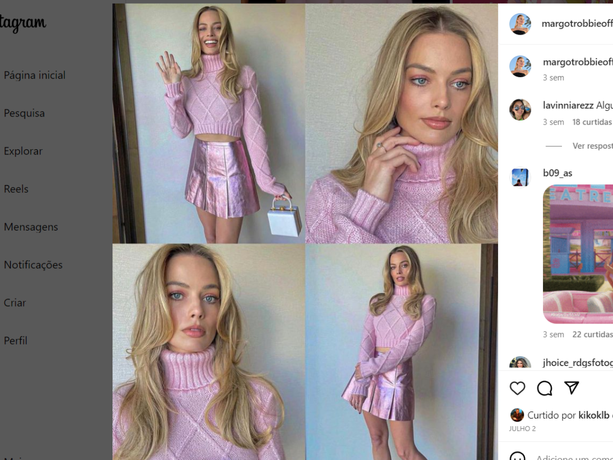 Looks Margot Robbie
