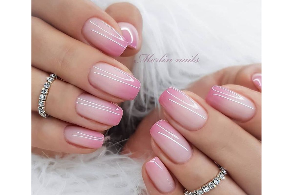 Unha Baby Boomer all pink