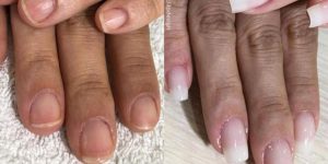 banho de gel antes e depois 1