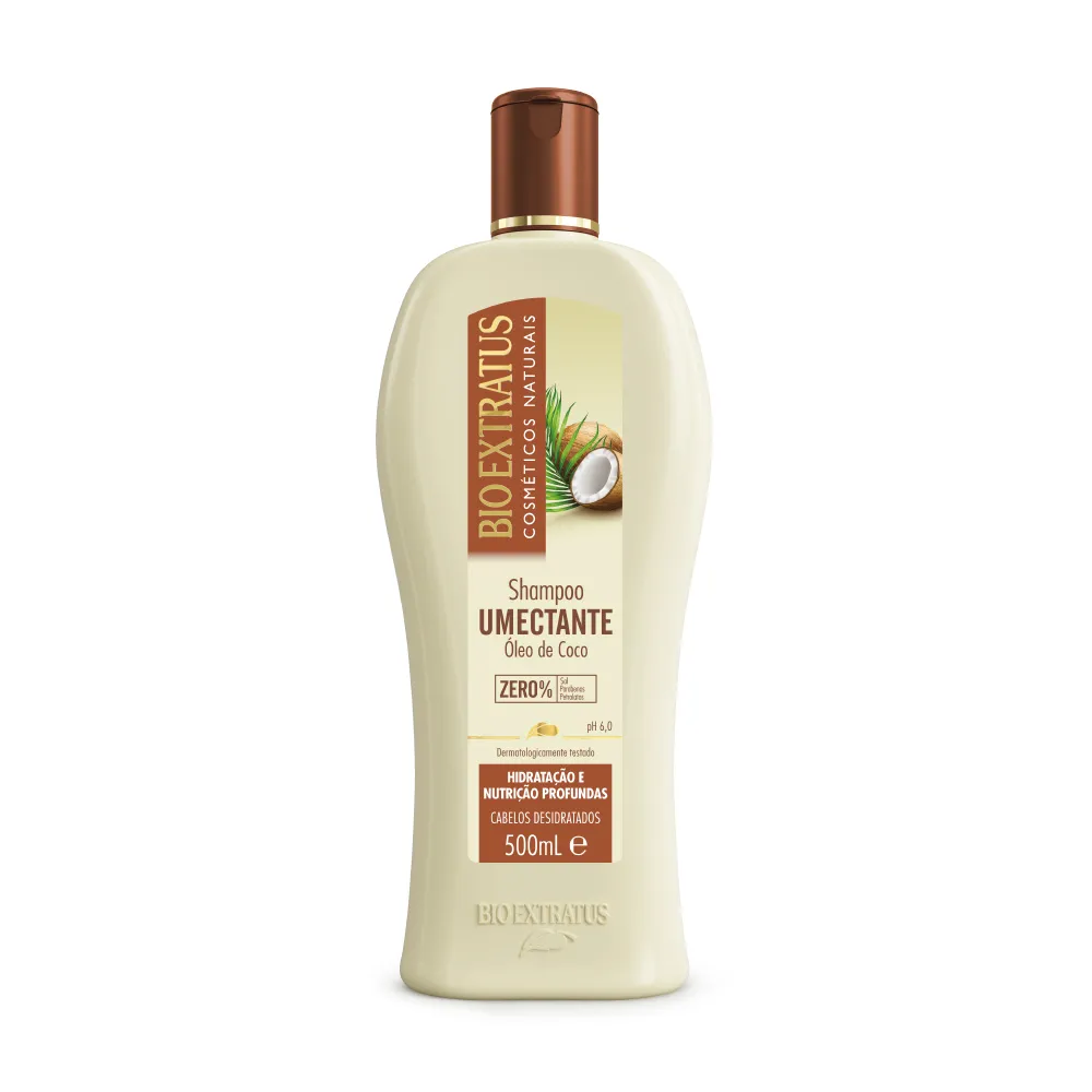 Shampoo Umectante Bio Extratus - produtos de cabelos secos