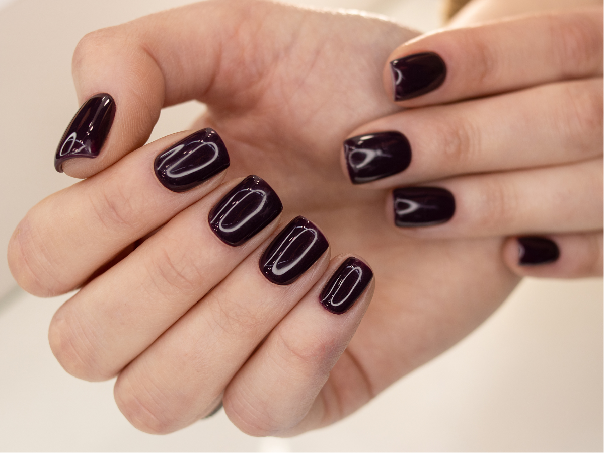 Fotos de Unhas em Gel Delicadas pretas
