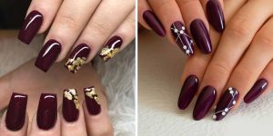 6 unhas decoradas vinho que atraem todos os olhares neste inverno