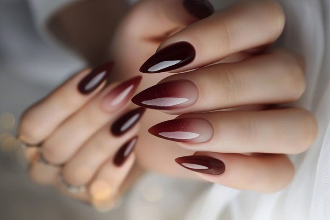 Cor de esmalte para junho degradê