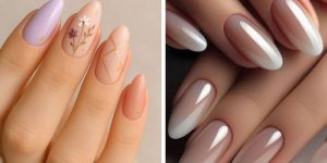unhas almond para mulheres de todas as idades