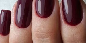 unhas vinho