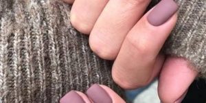 unhas curtas matte