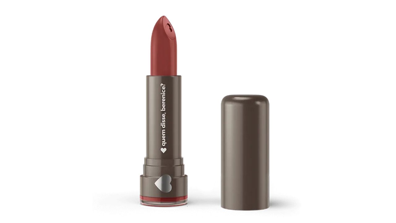 Batom Mate Alta Pigmentação Vermelho Vermelhíssimo - Quem Disse, Berenice