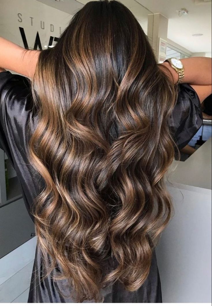 Balayage mel em morenas