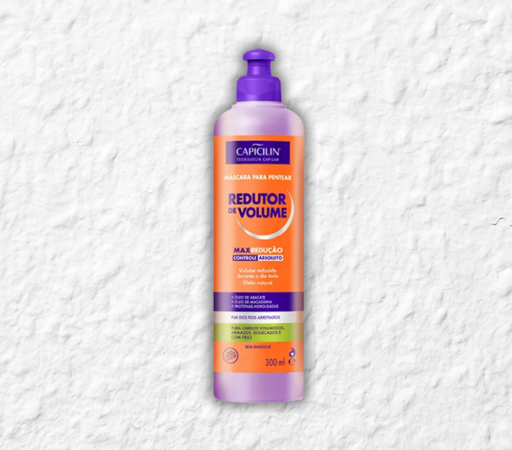 Máscara para Pentear Redutora de Volume – Capicilin