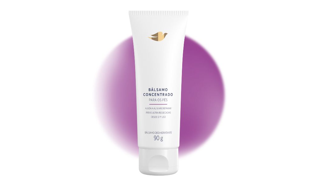 Bálsamo Dove creme para os pés