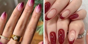 Unhas ovais em alta