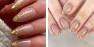 nude e dourado