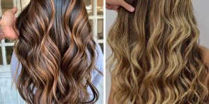 Mechas free hands transformam visual com brilho natural e rejuvenescimento